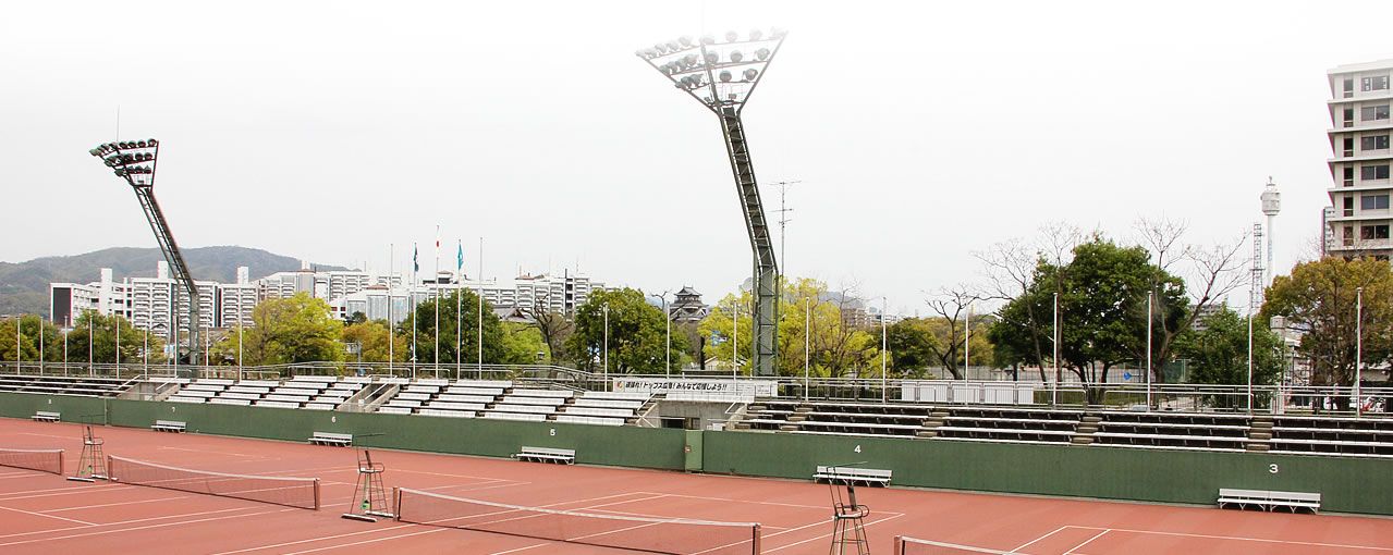 広島翔洋テニスコート（中央庭球場）1