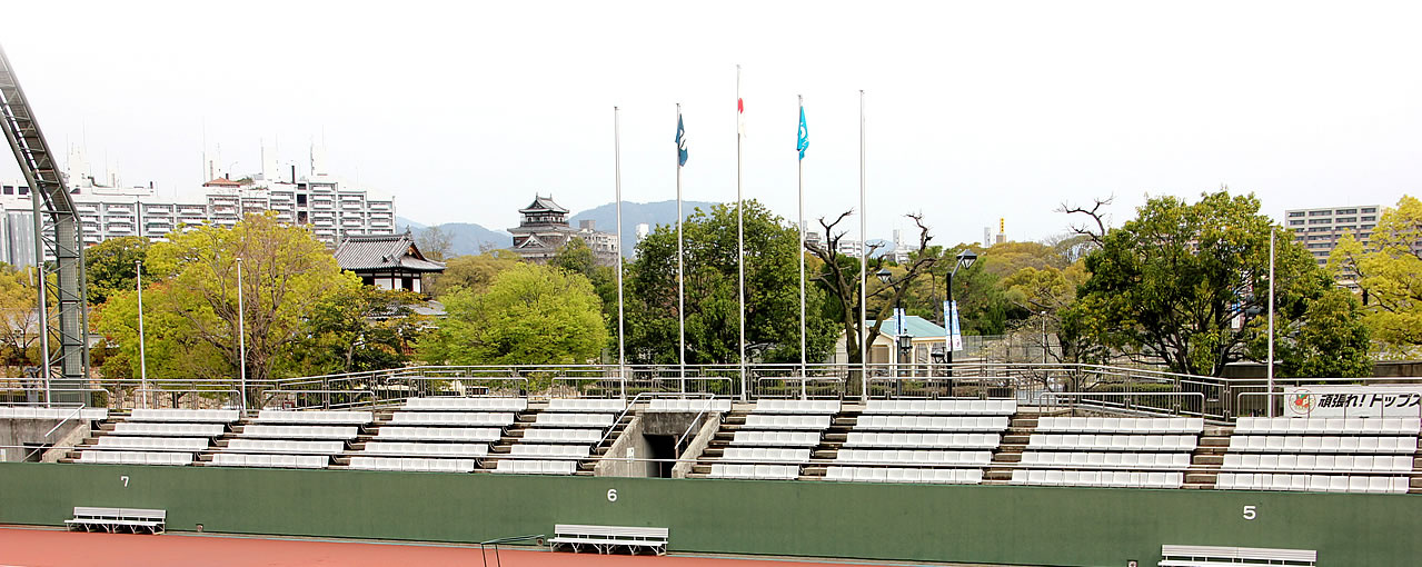 広島翔洋テニスコート（中央庭球場）1